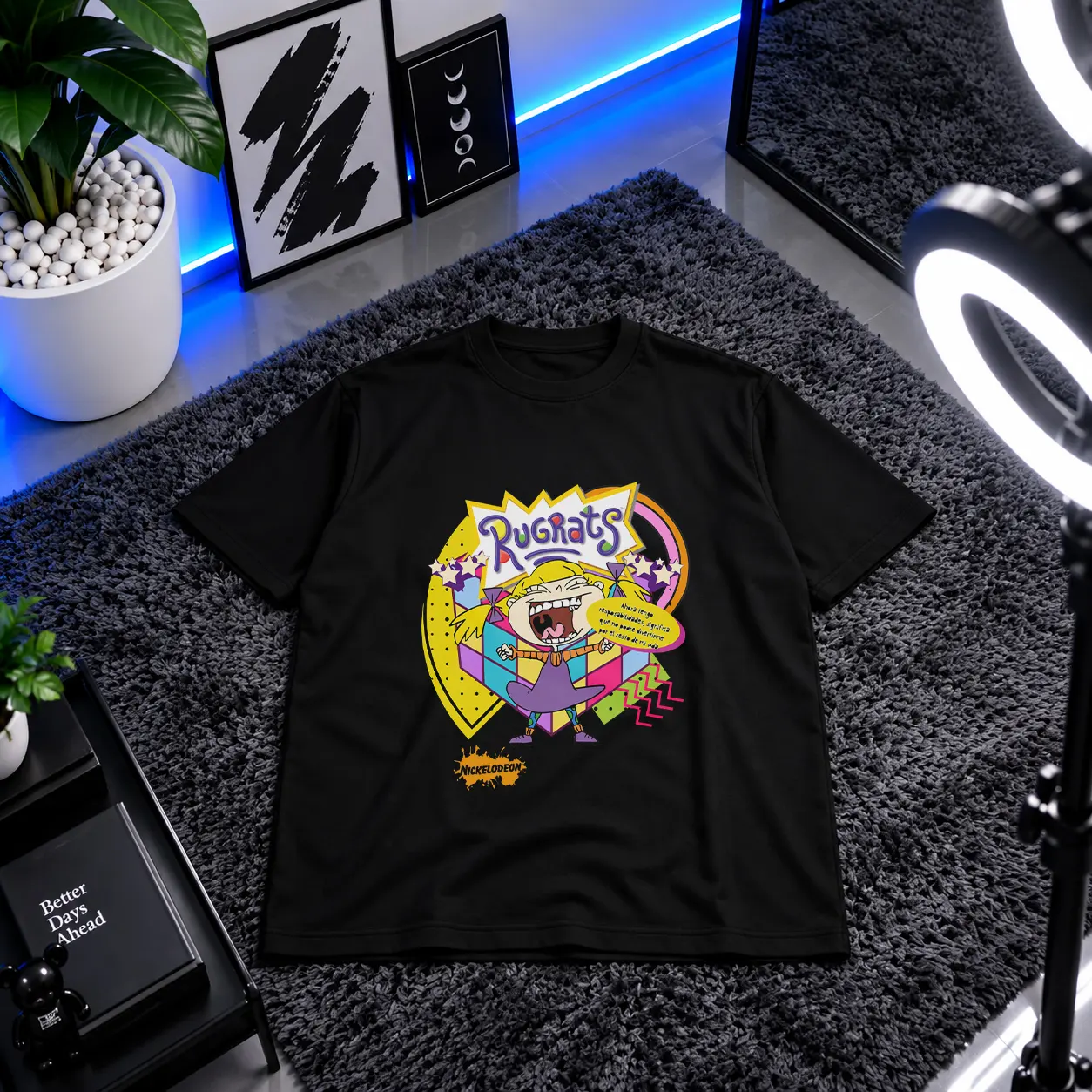 تیشرت راگرتس طرح آنجلیکا کارتونی (Rugrats) کد 3047