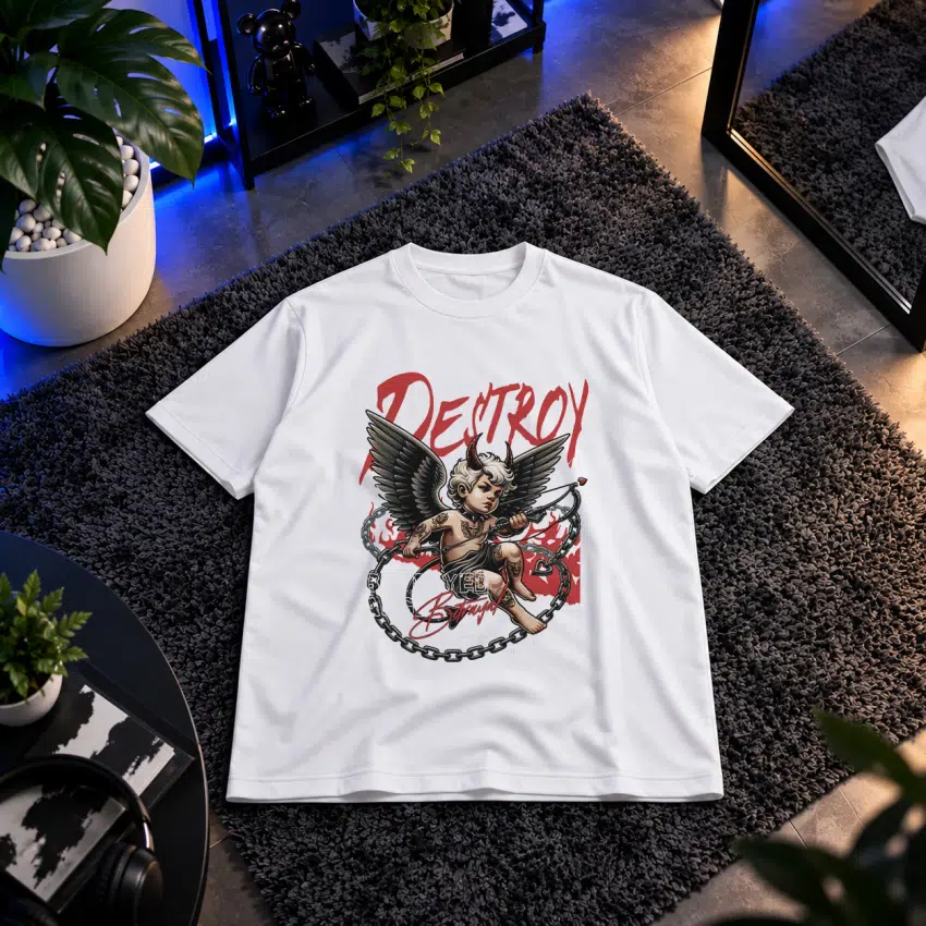 تیشرت شیطان طرح Destroy
