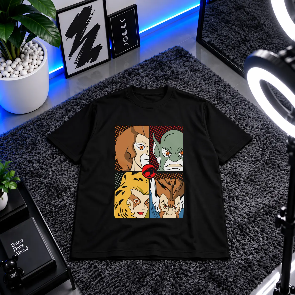 تیشرت ثاندرکتس طرح چهار شخصیت (Thundercats) کد 30799