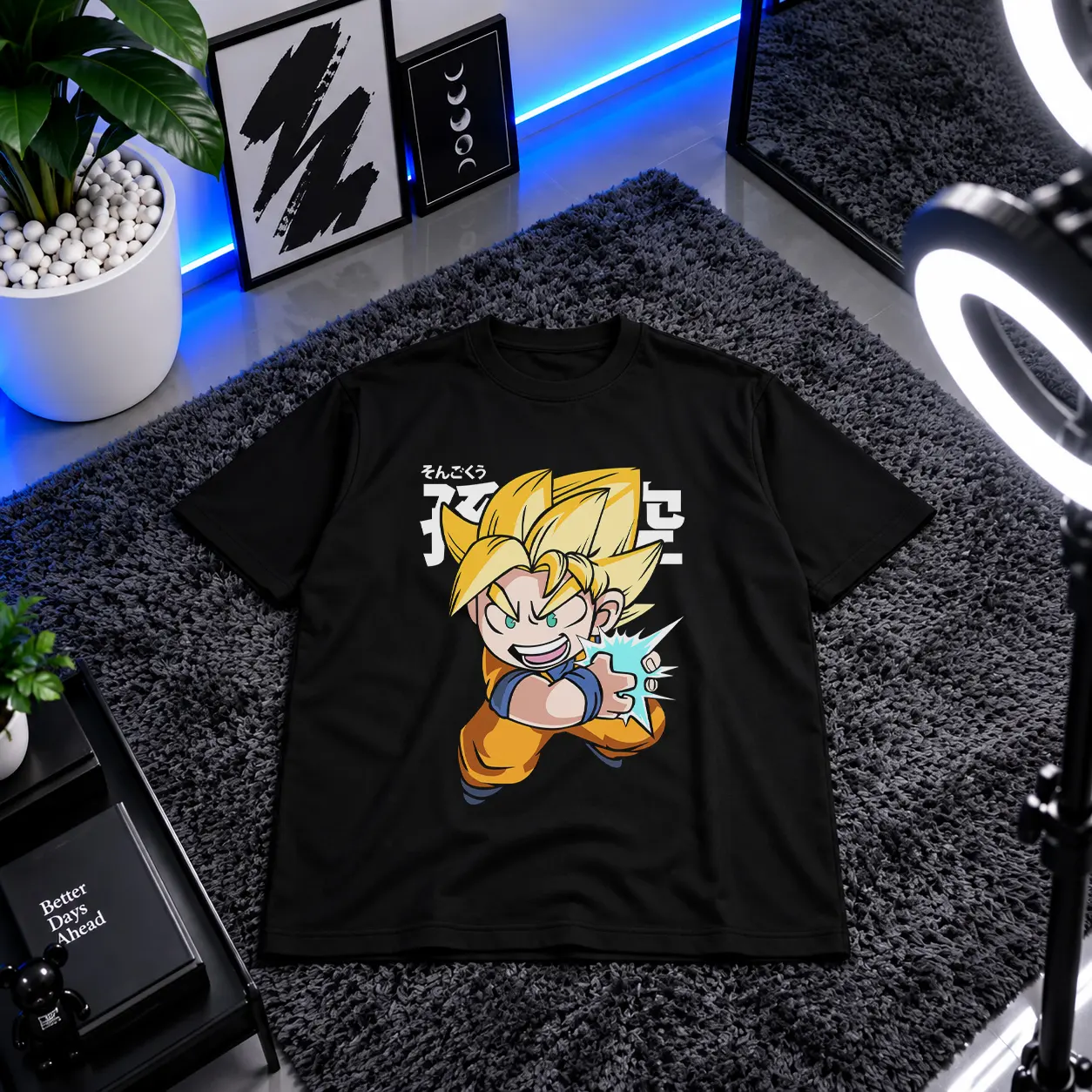 تیشرت انیمه دراگون بال طرح گوکو کودک (Kid Goku) کد 31026