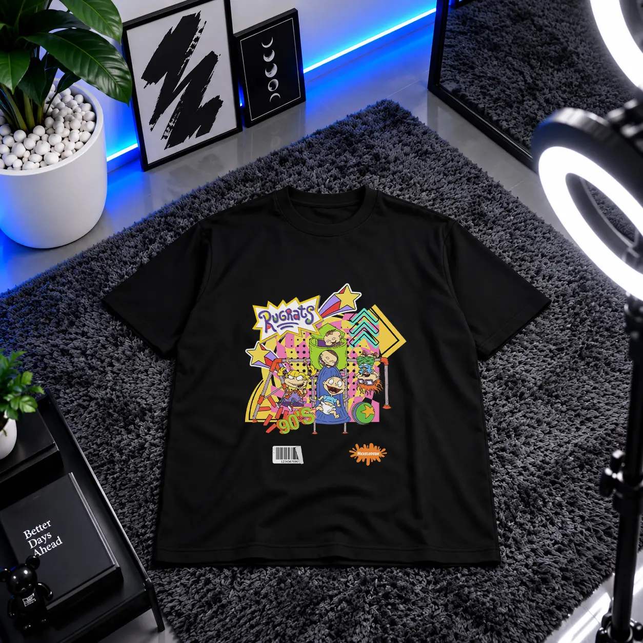 تیشرت راگرتس طرح 90s کارتونی (Rugrats) کد 3116
