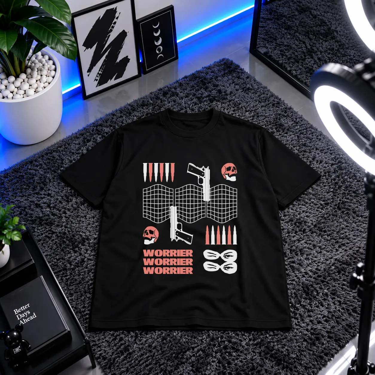 تیشرت جنگجو طرح Warrior Pattern کد 31672