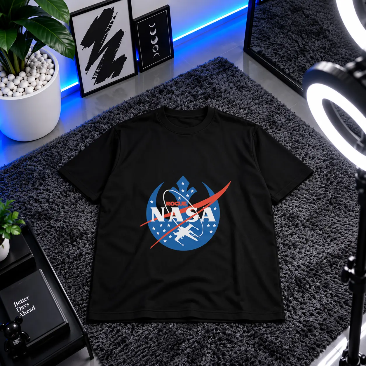 تیشرت ناسا طرح Rogue با سفینه فضایی (NASA) کد 3184