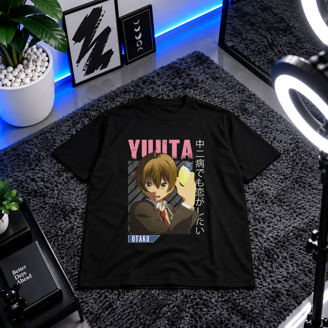 تیشرت انیمه چونیبیو طرح یوتا توگاشی اوتاکو کد 32106