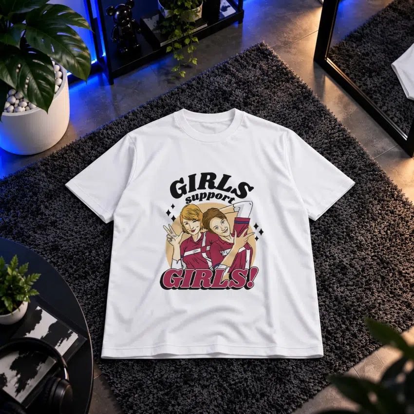 تیشرت نوشته Girls Support Girls
