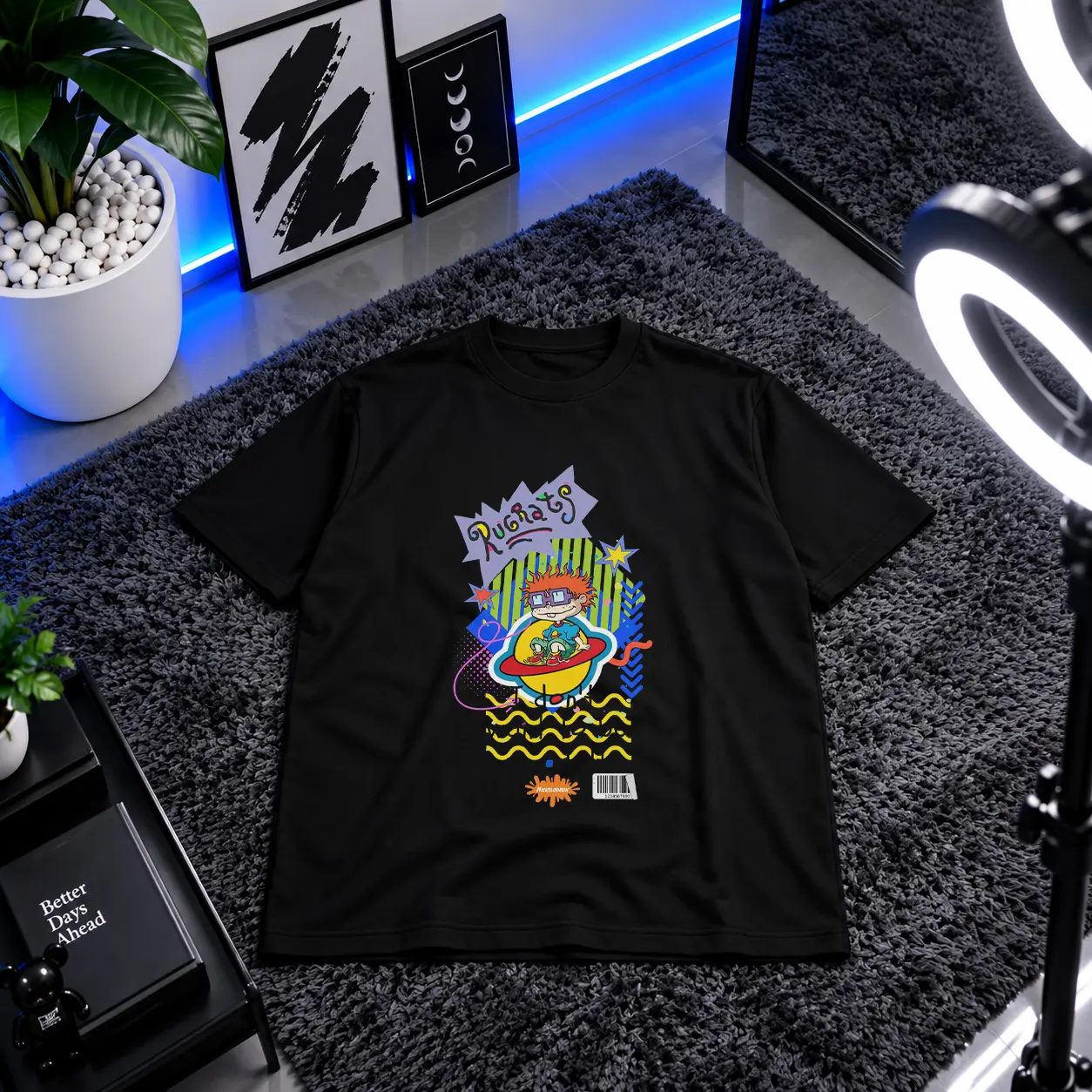 تیشرت Rugrats طرح چاکی کارتونی کد 3763