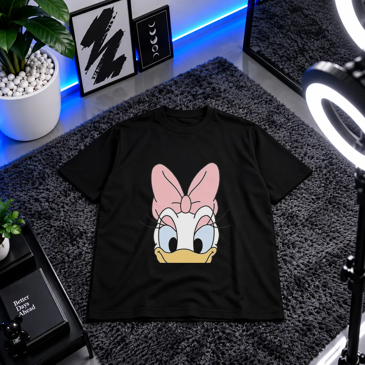 تیشرت دیزنی طرح دیزی داک کارتونی (Daisy Duck) کد 3842