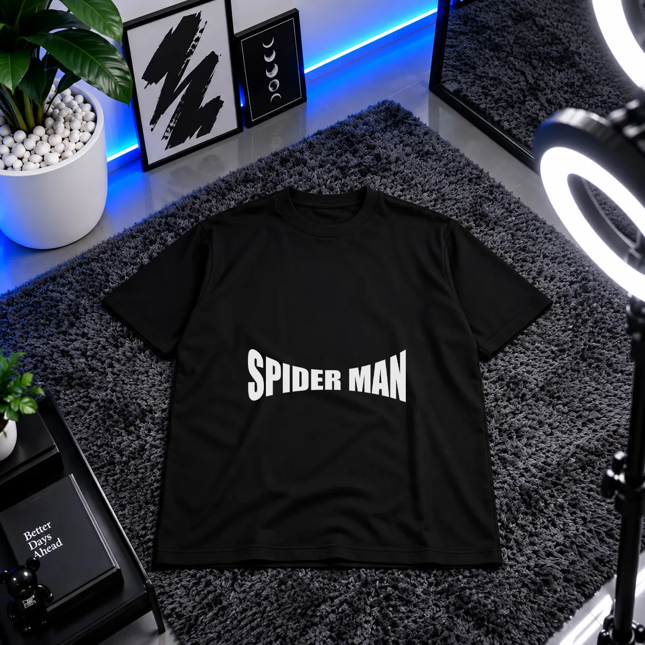 تیشرت مرد عنکبوتی نوشته Spider Man کد 4096