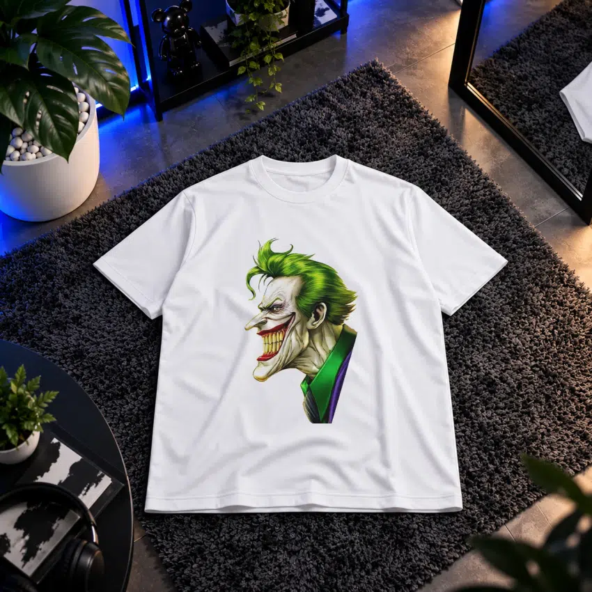 تیشرت جوکر طرح پرتره خندان سبز (Joker)