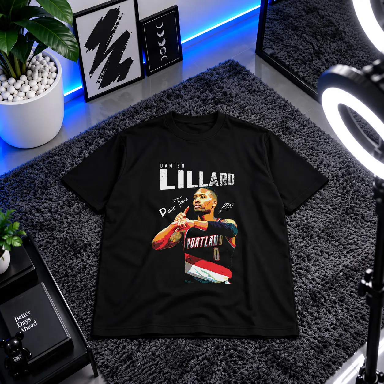 تیشرت دیمیان لیلارد طرح پورتلند (Damien Lillard) کد 5420