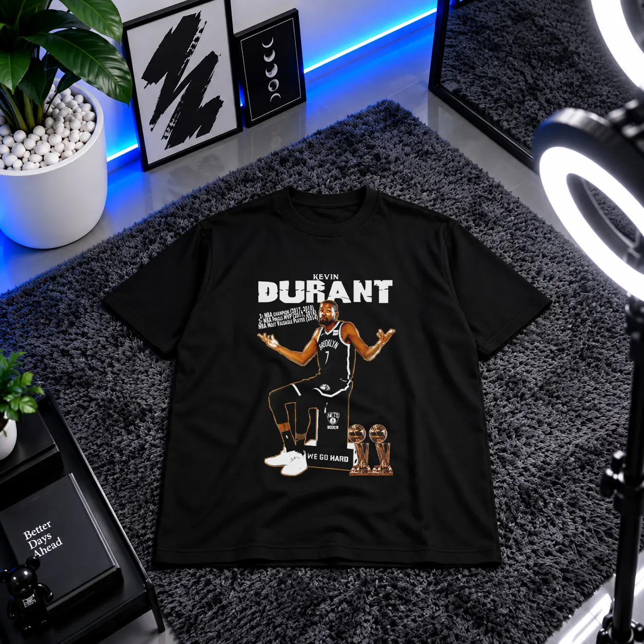 تیشرت کوین دورانت طرح بسکتبال (Kevin Durant) کد 5445
