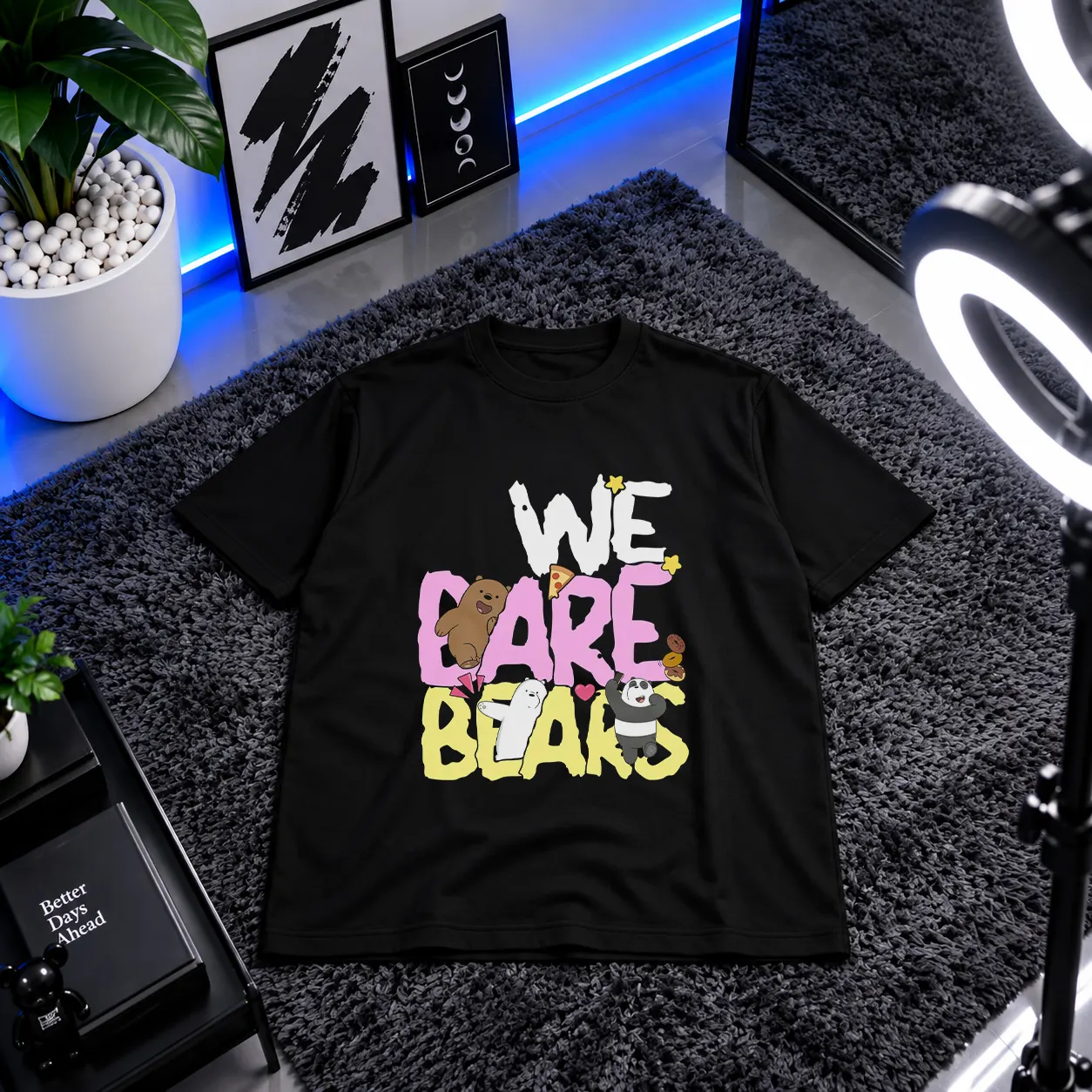 تیشرت سه خرس طرح We Bare Bears کد 609