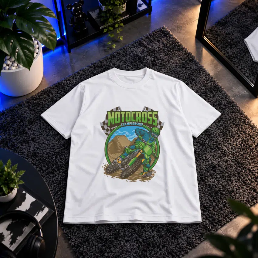 تیشرت موتورکراس طرح مسابقه آفرود