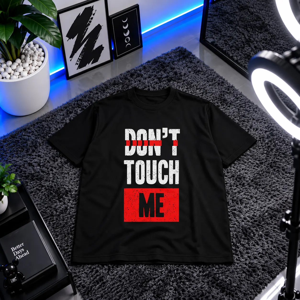 تیشرت نوشته Don’t Touch Me کد 6425
