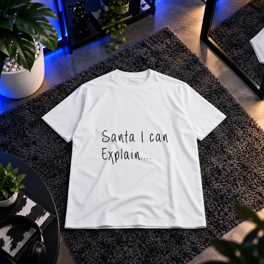 تیشرت کریسمس طرح Santa I Can Explain