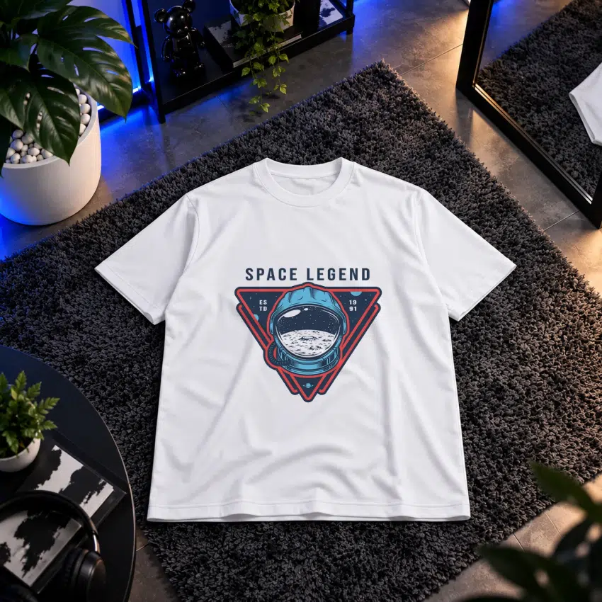تیشرت فضانورد طرح Space Legend وینتیج