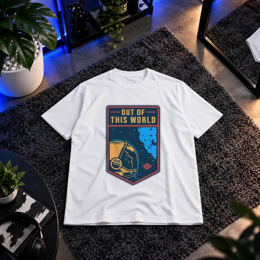 تیشرت فضایی طرح Out of This World