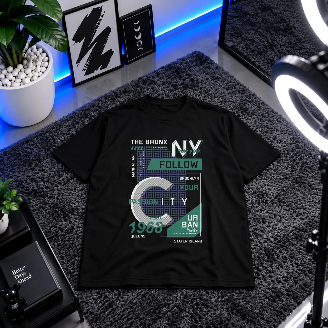 تیشرت Bronx Follow Your Passion کد 7207