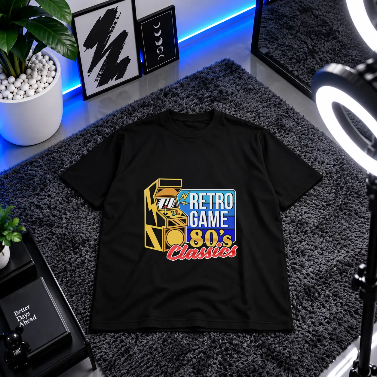 تیشرت آرکید طرح Retro Game 80's Classics کد 7221