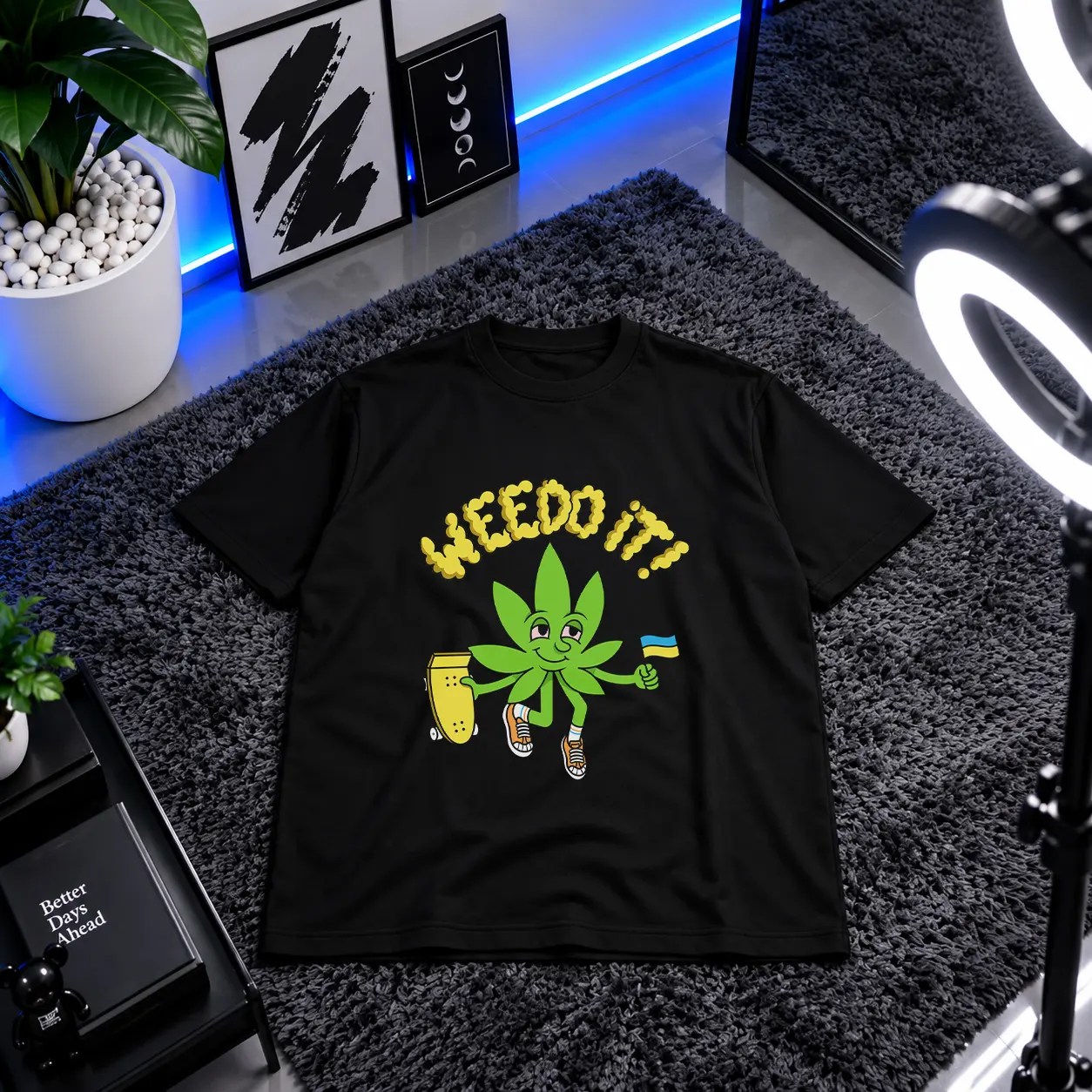 تیشرت برگ ماریجوانا Weed It کد 7242