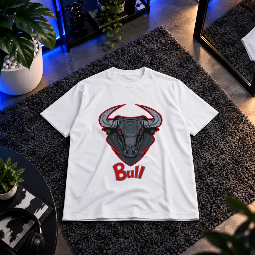 تیشرت گاو نر طرح Bull