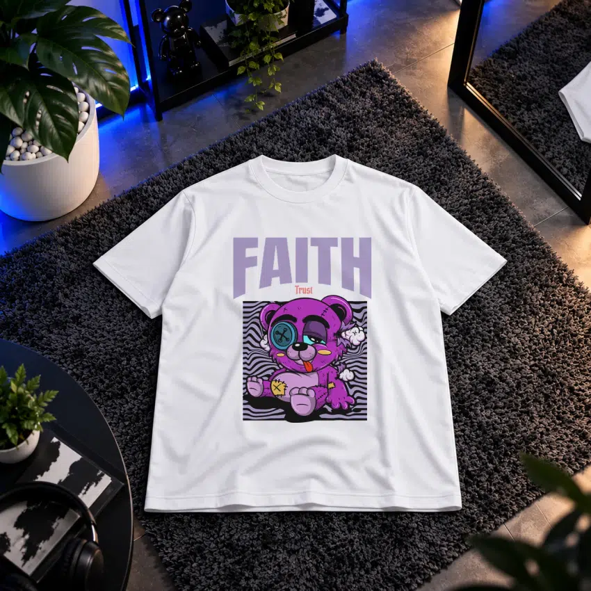 تیشرت خرس طرح Faith Trust