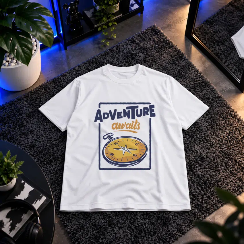 تیشرت ماجراجویی طرح قطب‌نما Adventure Awaits