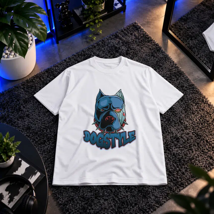 تیشرت سگ طرح گرافیکی داگ استایل (Dogstyle)