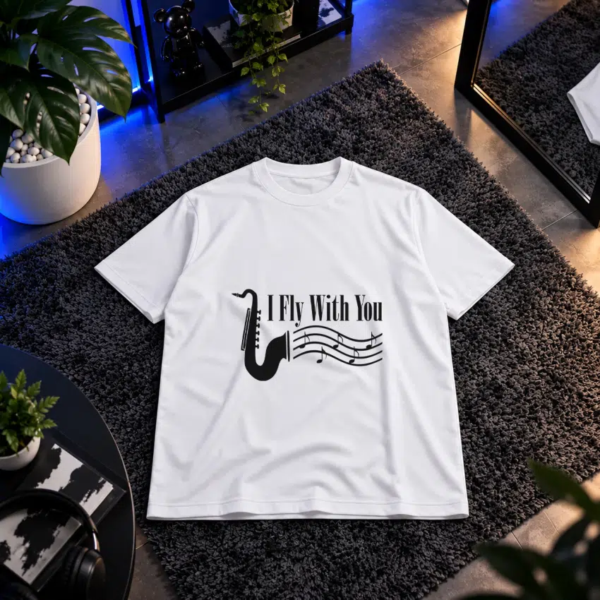 تیشرت موسیقی طرح I Fly With You