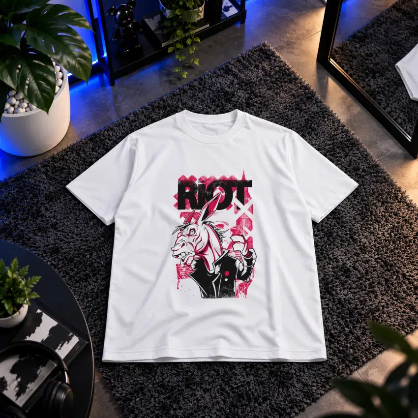 تیشرت خرگوش طرح Riot