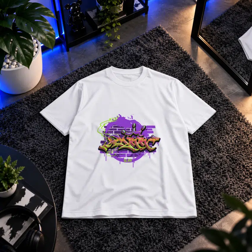 تیشرت گرافیتی طرح Savage