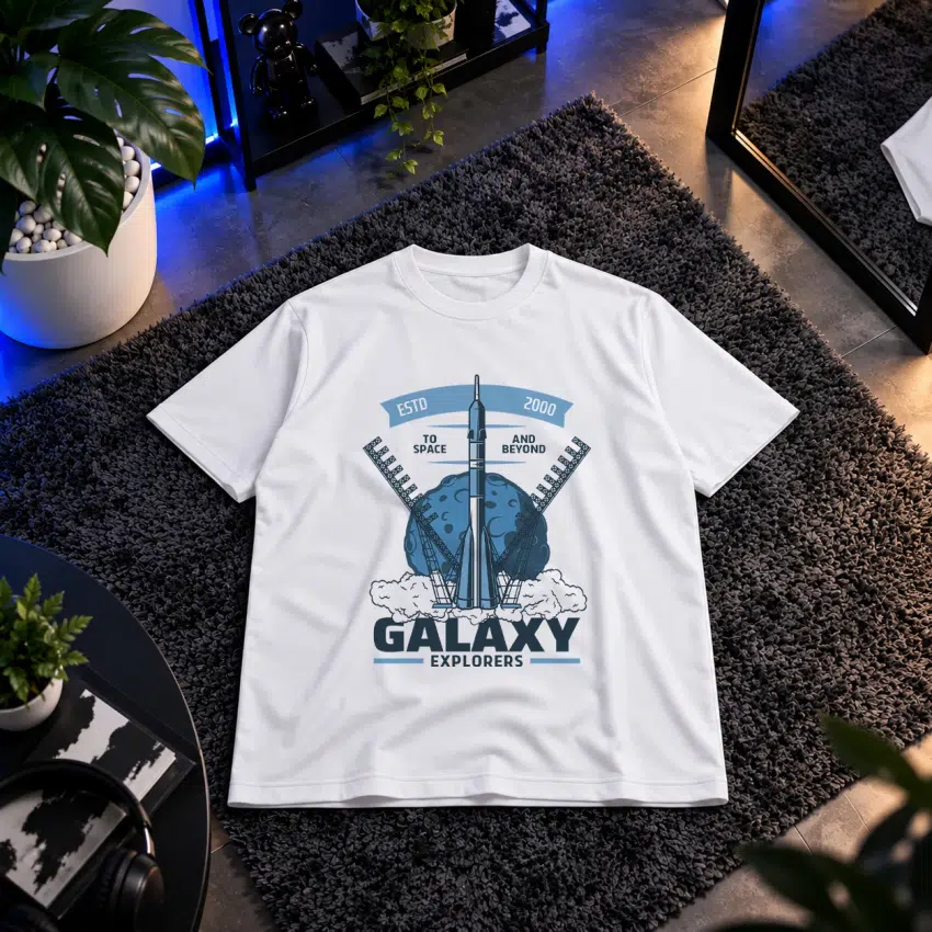 تیشرت فضایی طرح کاوشگران کهکشان (Galaxy Explorers)