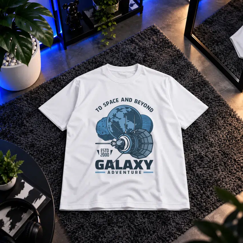 تیشرت فضایی طرح ماجراجویی کهکشان (Galaxy Adventure)
