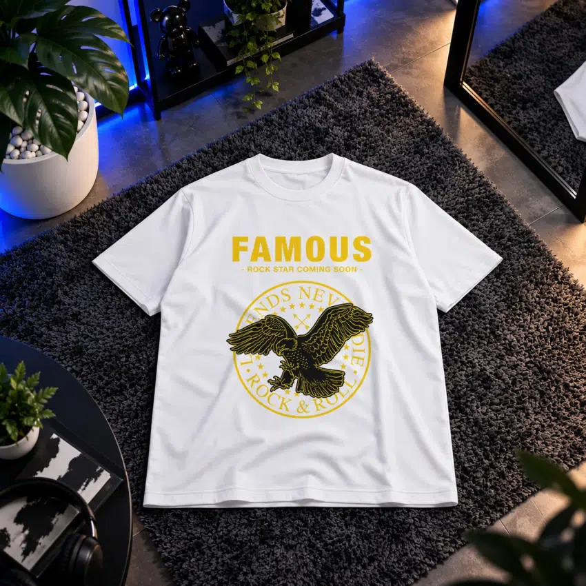 تیشرت عقاب طرح Famous Rock Star