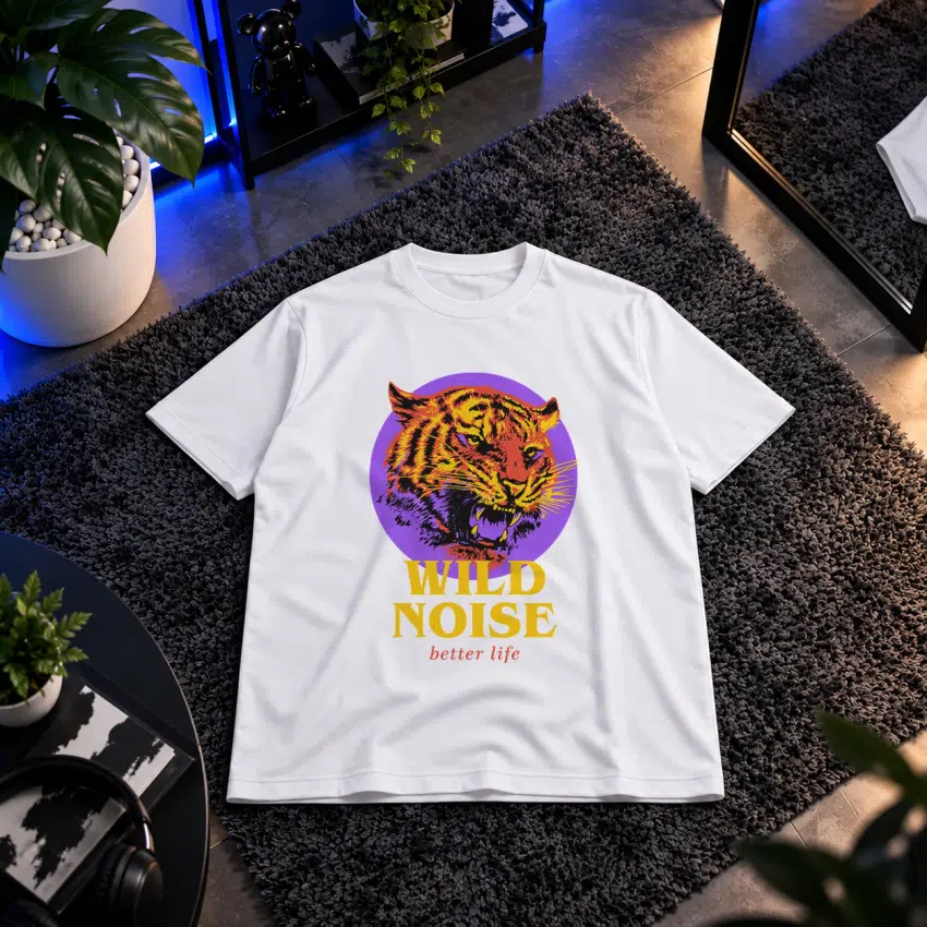 تیشرت ببر طرح Wild Noise