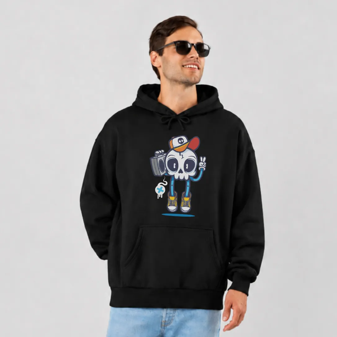 هودی اسکلت کارتونی طرح دوربین و کلاه کد 24341