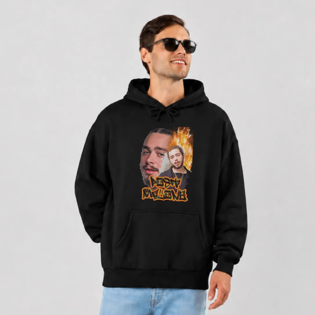 هودی پست مالون طرح پرتره (Post Malone) کد 26118