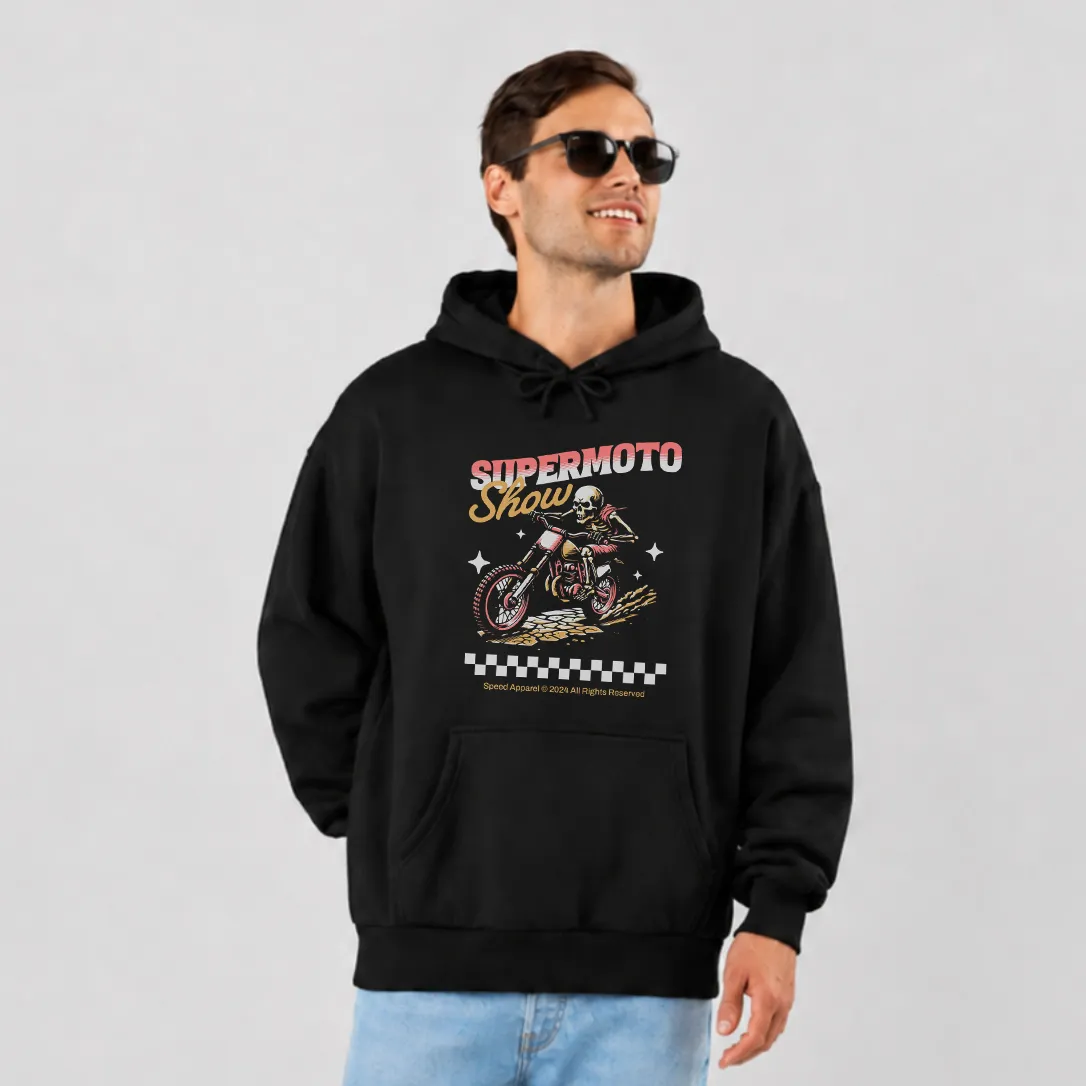 هودی موتورسواری طرح Supermoto Show کد 29736