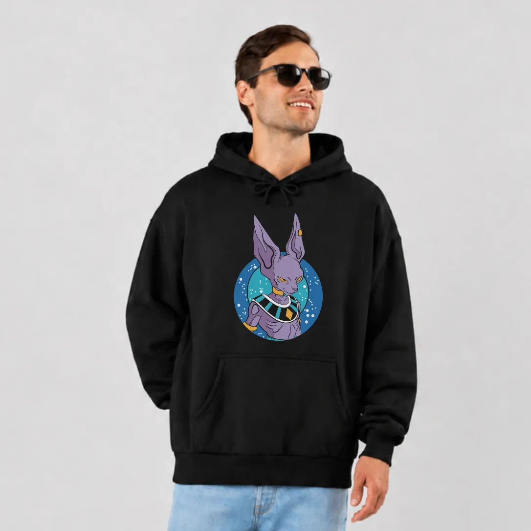 هودی انیمه دراگون بال طرح بیروس (Beerus) کد 29868