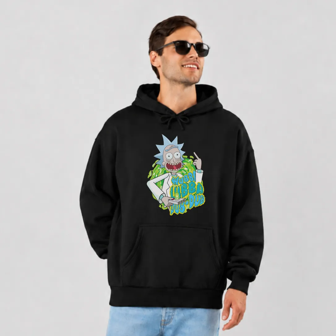 هودی ریک و مورتی طرح Wubba Lubba Dub Dub کد 30679