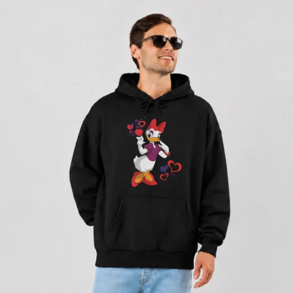 هودی دیزی داک طرح قلب (Daisy Duck) کد 30961