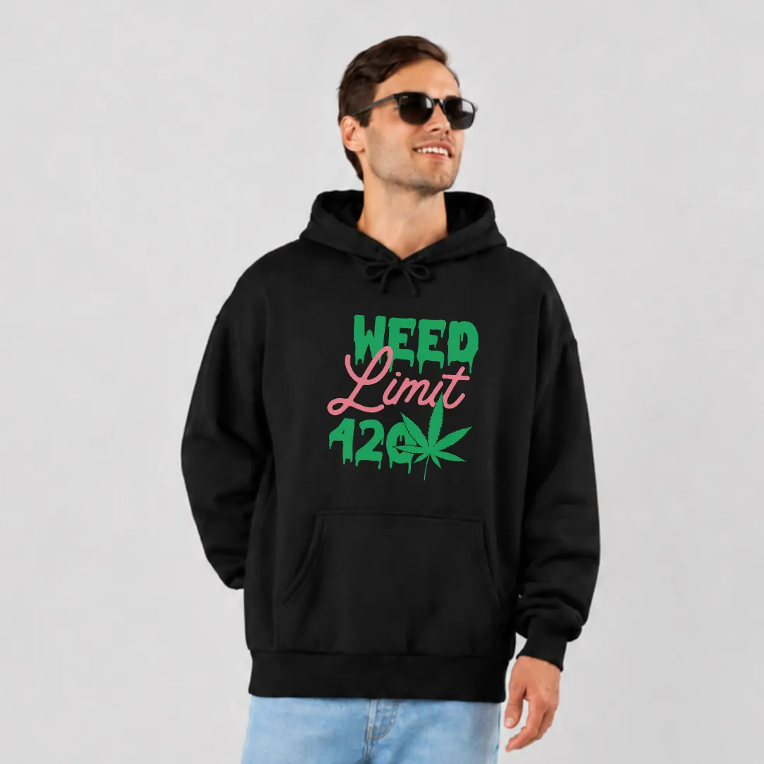 هودی نوشته Weed Limit 420 کد 31547