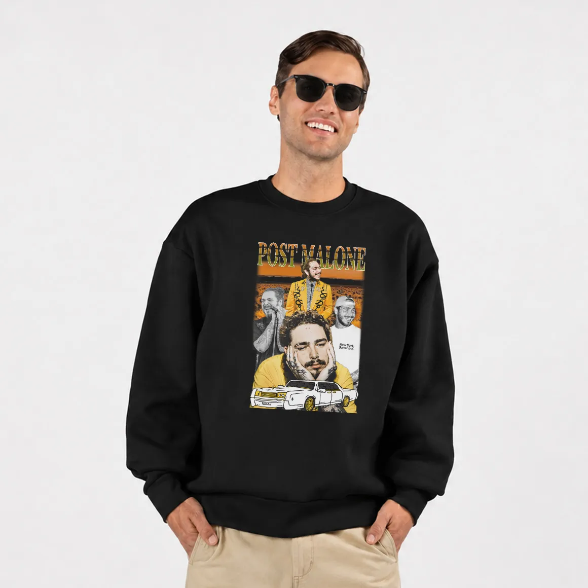 دورس پست مالون طرح ماشین کلاسیک (Post Malone) کد 25144