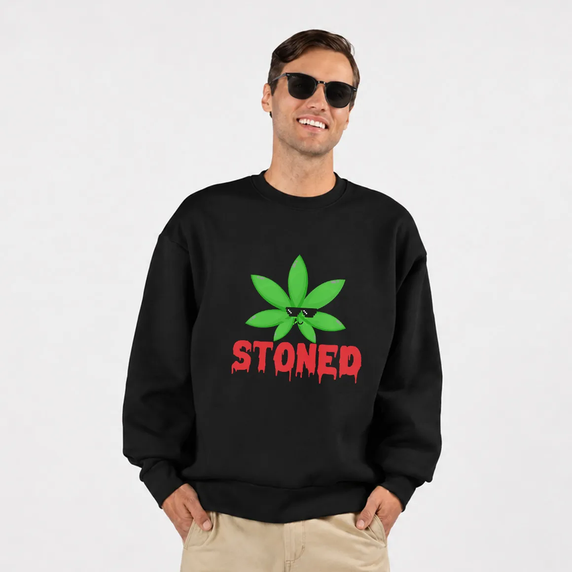 دورس برگ شاهدانه طرح Stoned کد 28405