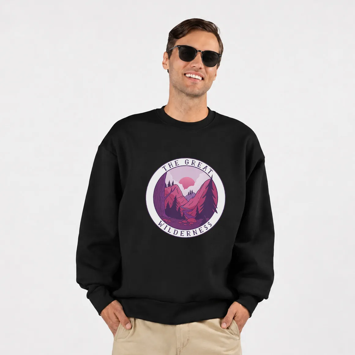 دورس طرح کوهستان و غروب Wilderness کد 30881