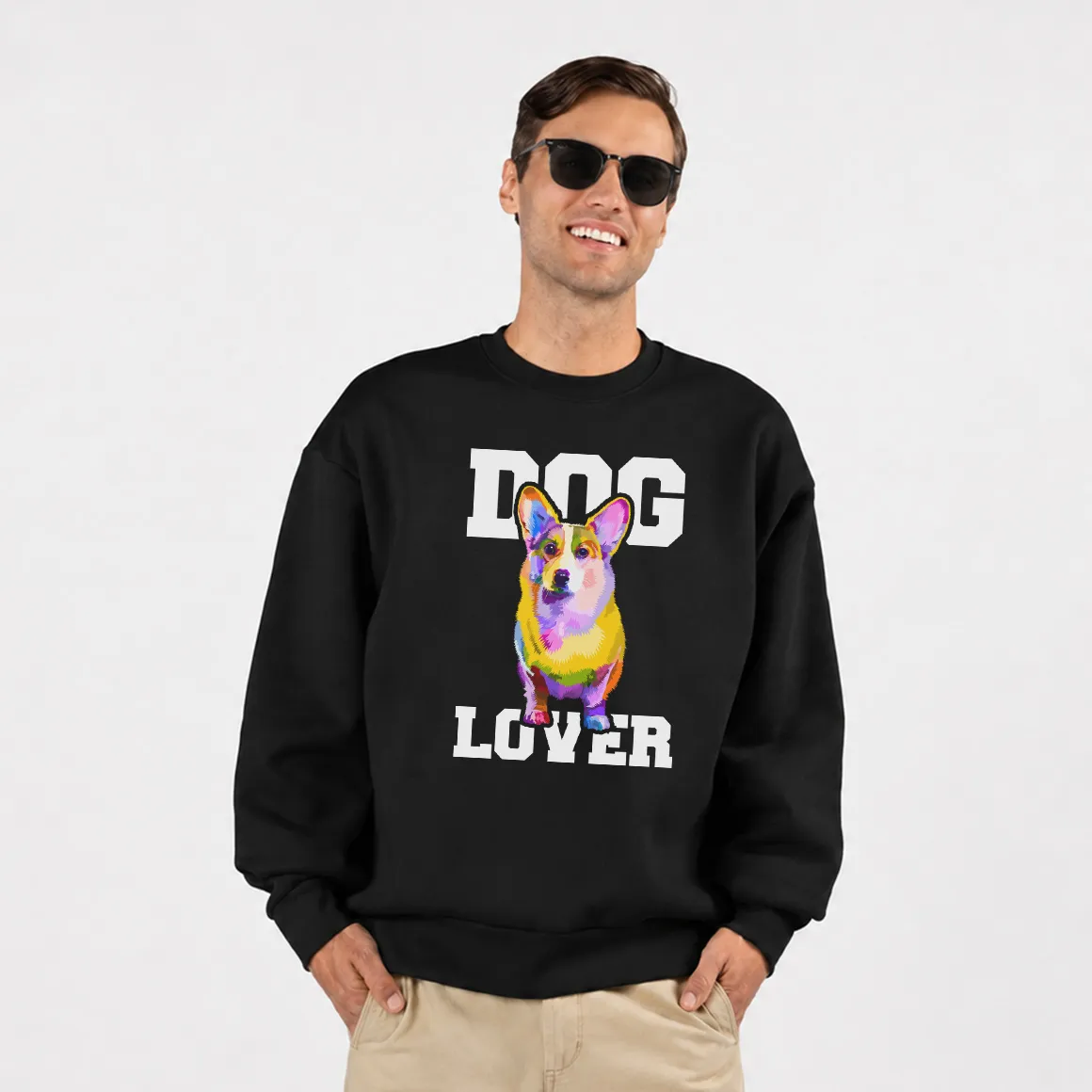 دورس سگ کورگی طرح رنگارنگ Dog Lover کد 30906