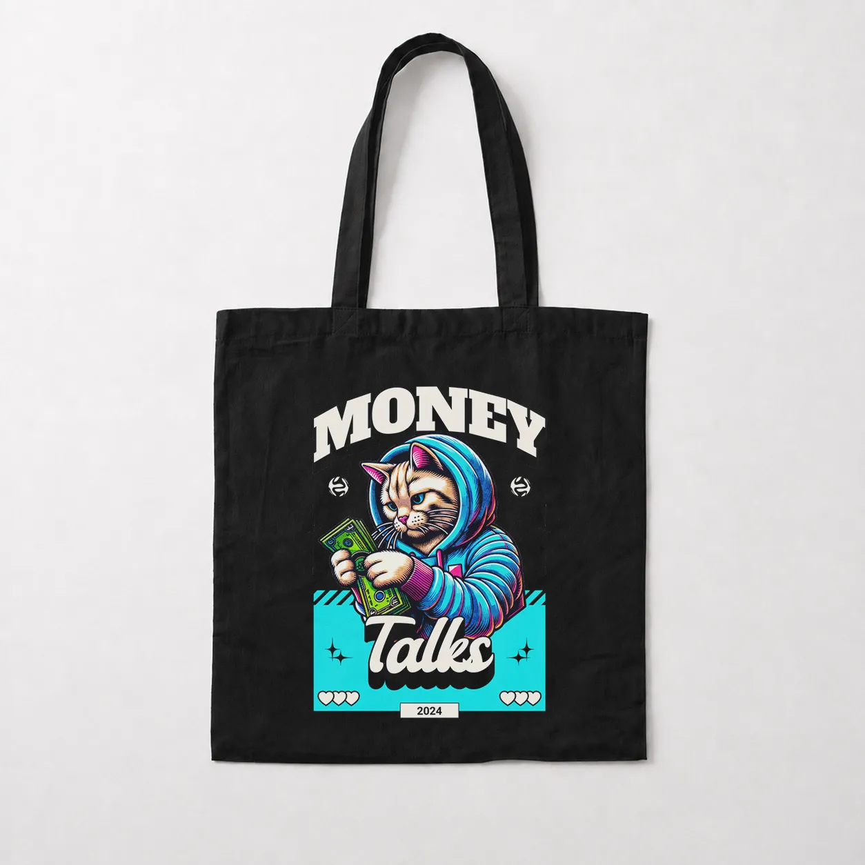 توت بگ گربه طرح Money Talks کد 24219