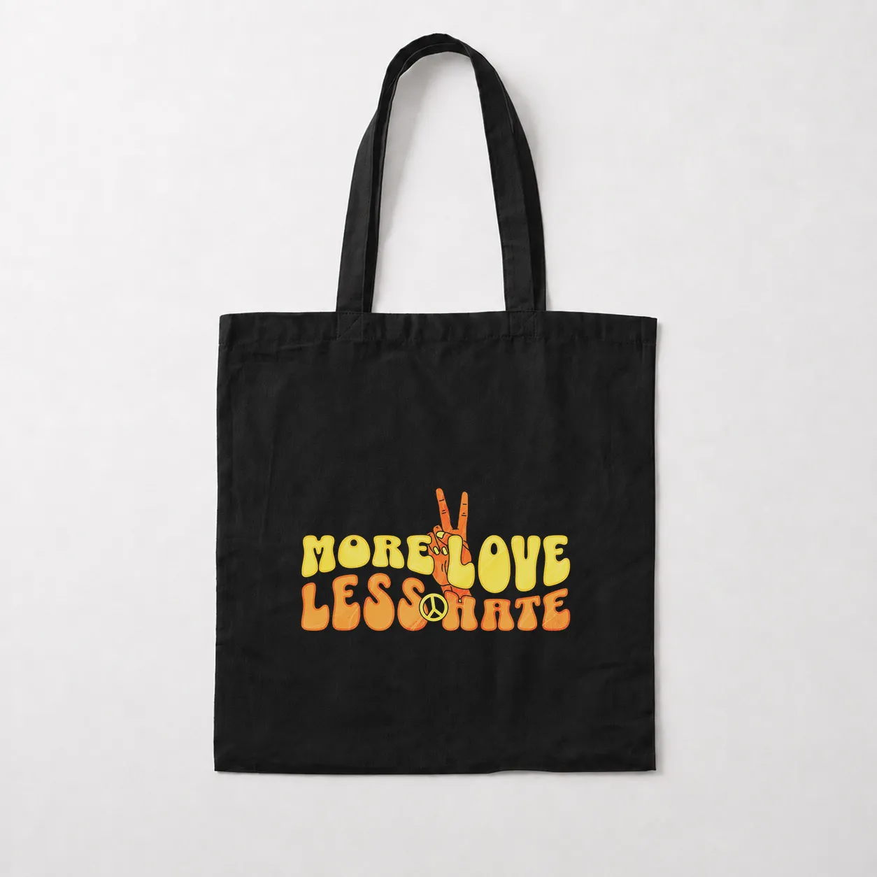 توت بگ صلح و عشق طرح More Love Less Hate کد 24266