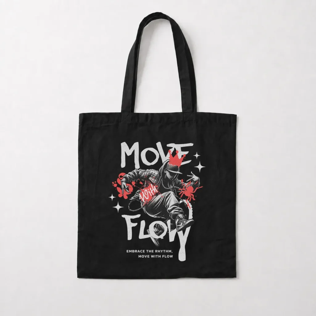 توت بگ هیپ‌هاپ طرح Move With Flow کد 24339