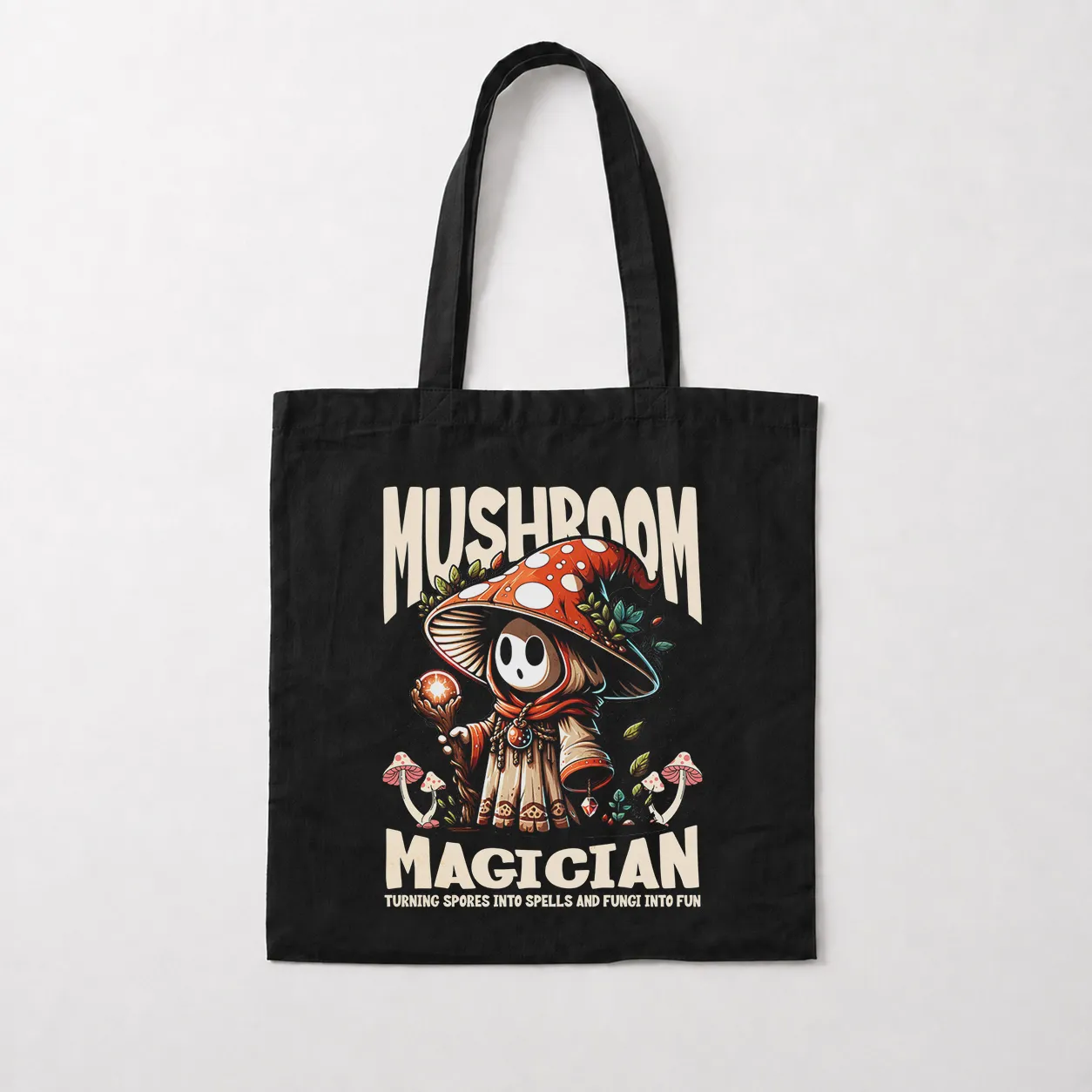 توت بگ قارچ کارتونی طرح Mushroom Magician کد 24376